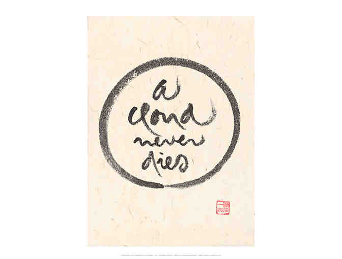 Lion's Roar Store: Thich Nhat Hanh 'A cloud never dies' FIne Art Print, Small