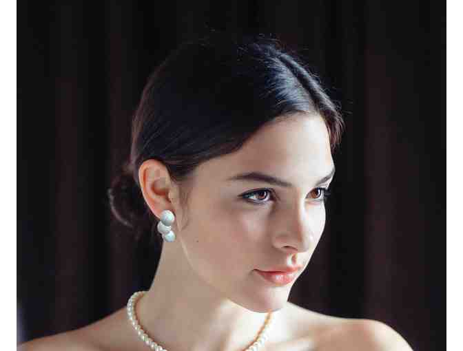 Dorothee Rosen Designer Goldsmith: Sterling Silver 'MoonShell Three' Earrings