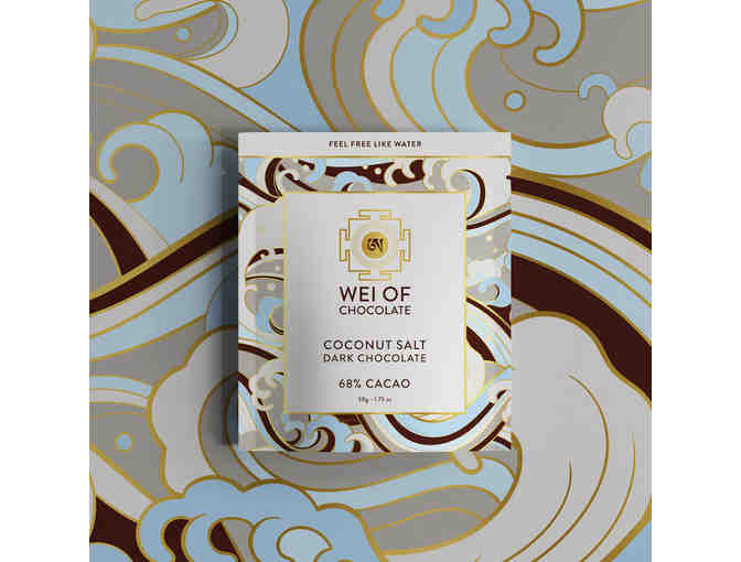 Wei of Chocolate: Five-Bar 'Five Element Collection' Organic Vegan Dark Chocolate