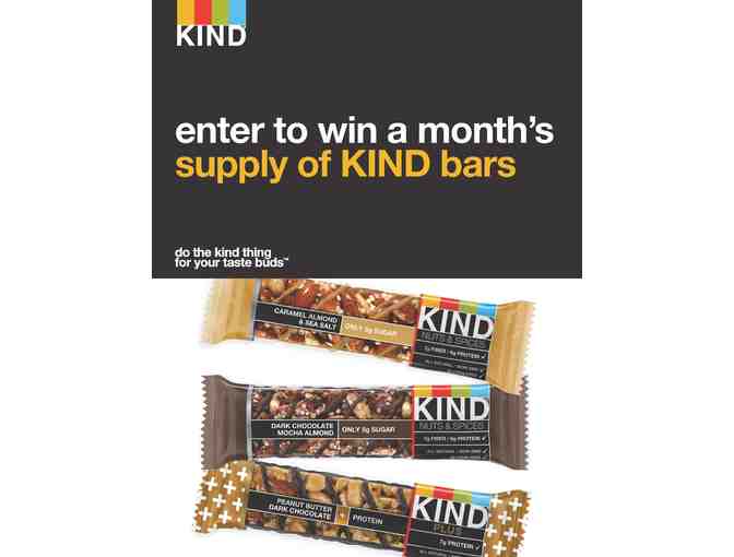 A month's supply of KIND bars