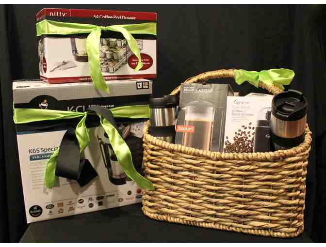 KEURIG GOURMET COFFEE MAKER AND ALL ACCESSORIES BASKET from the Class of 2016