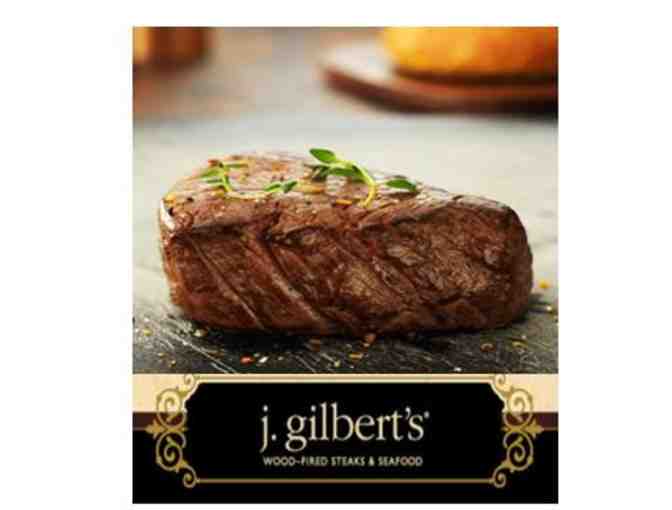$50 in Dining Certificates to J Gilbert's Wood Fired Steaks & Seafood