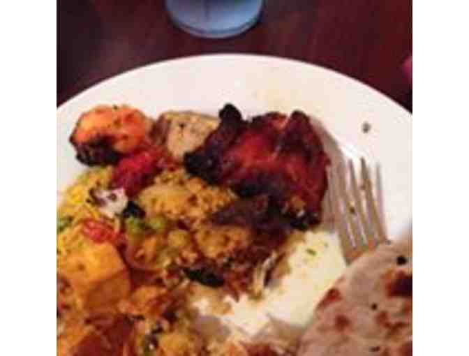 Food: Maple Indian Cuisine. Two $20 coupons. (Lot 2)