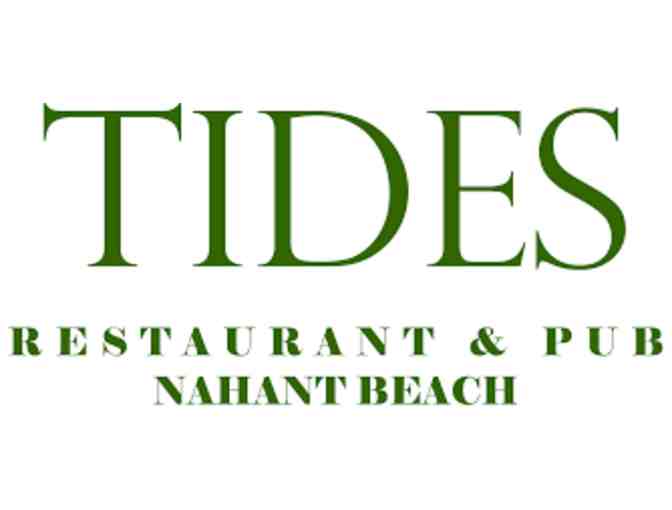 Five Gift Certificates ($20 per) to the Tides Restaurant and Pub in Nahant, MA