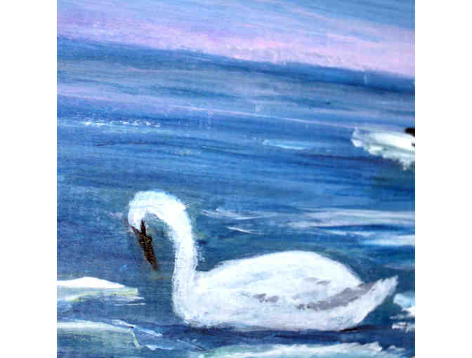 A Relaxing Morning Watching a Swan By Peggy A. Farrell - Photo 2