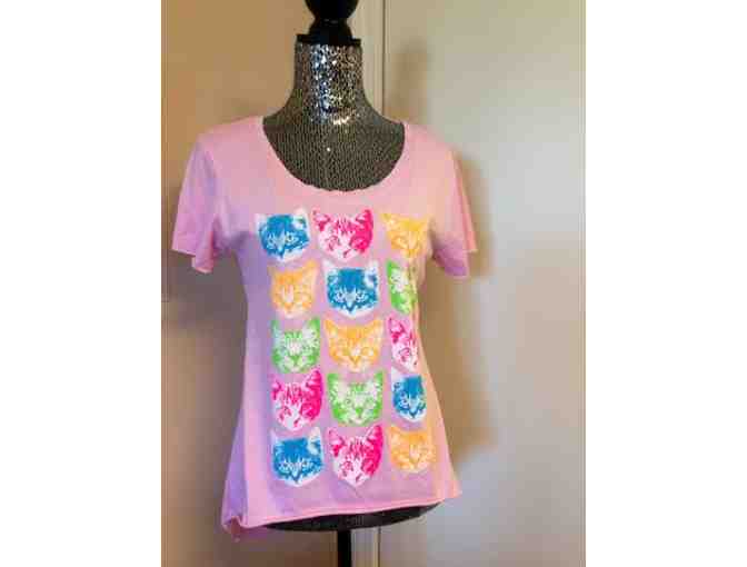 Funky Kitty T-Shirt and Shoulder Bag