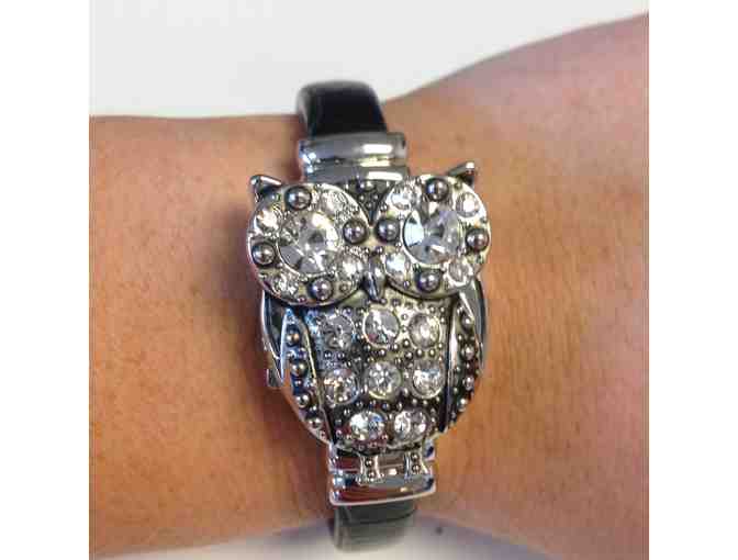 Chico's Embellished Cuff and Owl Watch