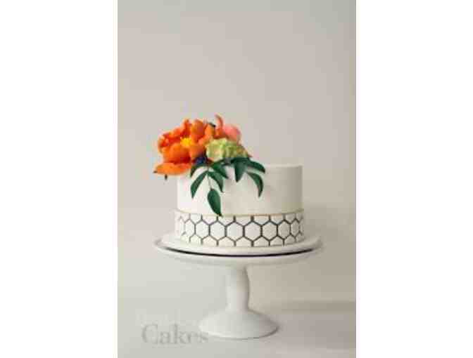 Single Tiered Celebration Cake from Ron Ben Israel Cakes for 30 People