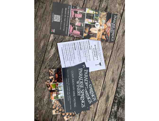 Paradise Springs Winery: Four (4) Wine Tastings