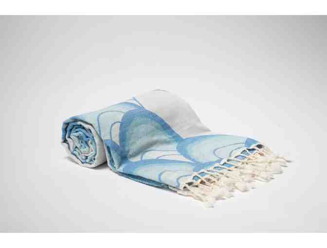 Stef Chandler Blue Wave Towel & Blanket Set (2 of 2)