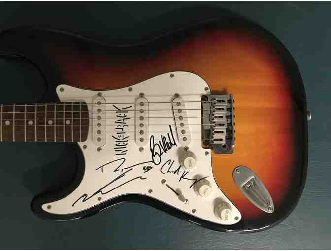 Nickelback Autographed Fender Guitar