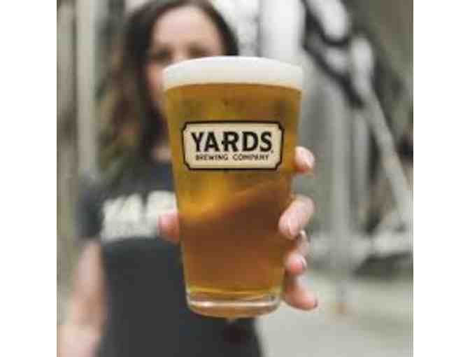 Yards Brewery- $30 gift card and beer!