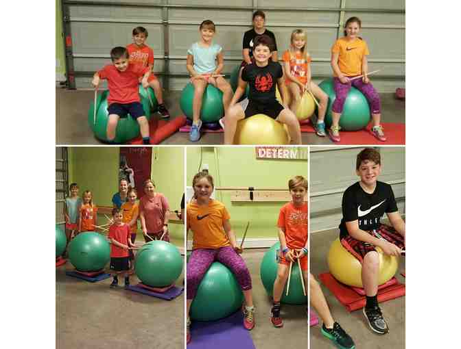 Positively Fit Lake Highlands DrumFIT Class for 8 Kids