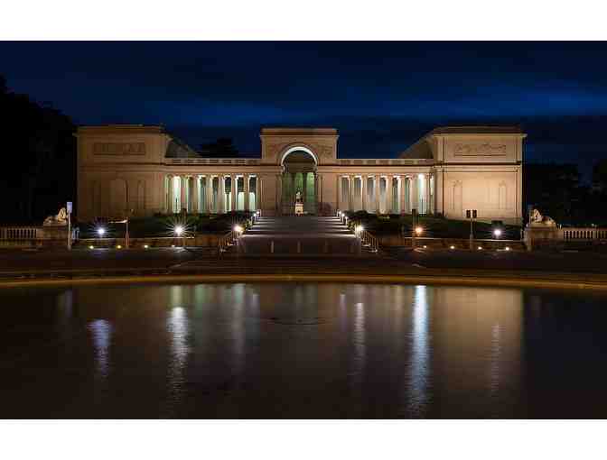 de Young Fine Arts Museum or Legion of Honor 2 VIP guest passes