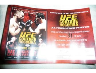 Autographed UFC Poster