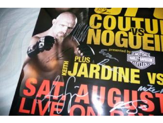 Autographed UFC Poster