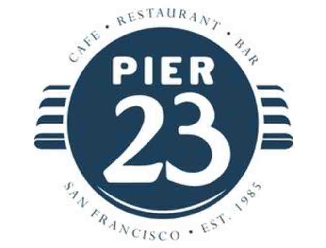 PIER 23 CAFE on San Francisco's Waterfront: gift card for $150