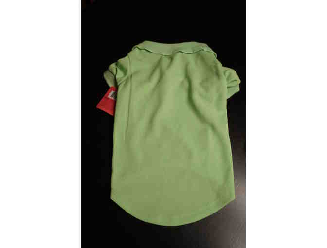 Green Polo Shirt for Dog Size Medium