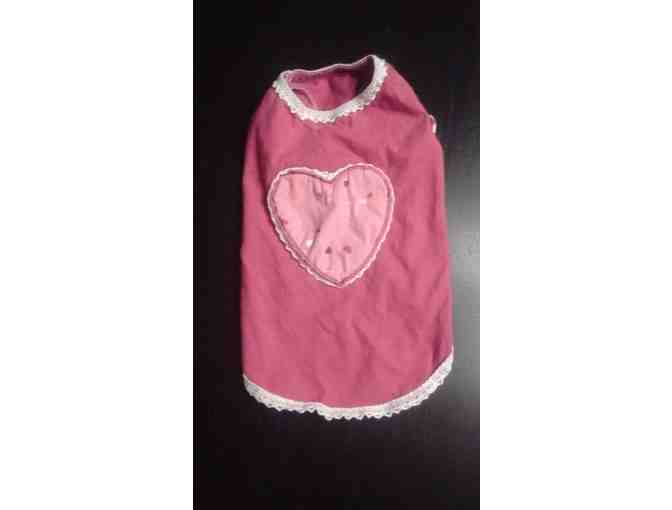 Pink Coat, Dress and Shirt for Dog Size Small