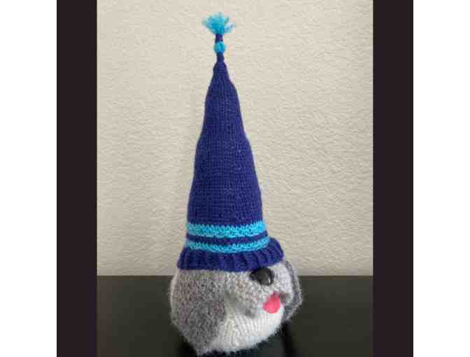 Adorable Hand Knit Dog Gnome with Floppy Ears