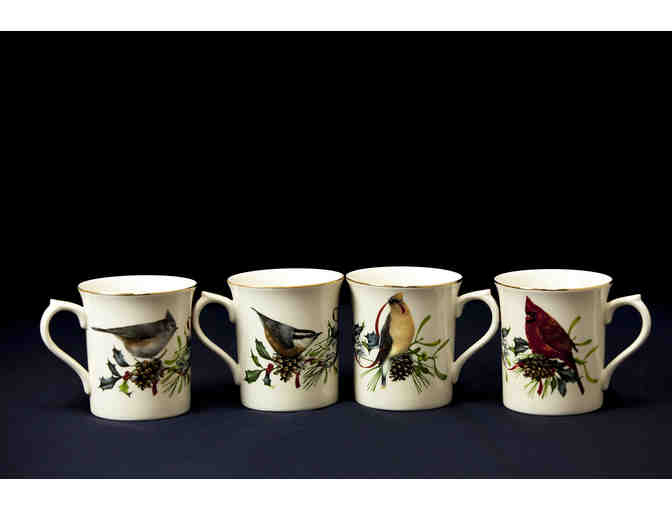 Lenox Set of 8 Bird Mugs