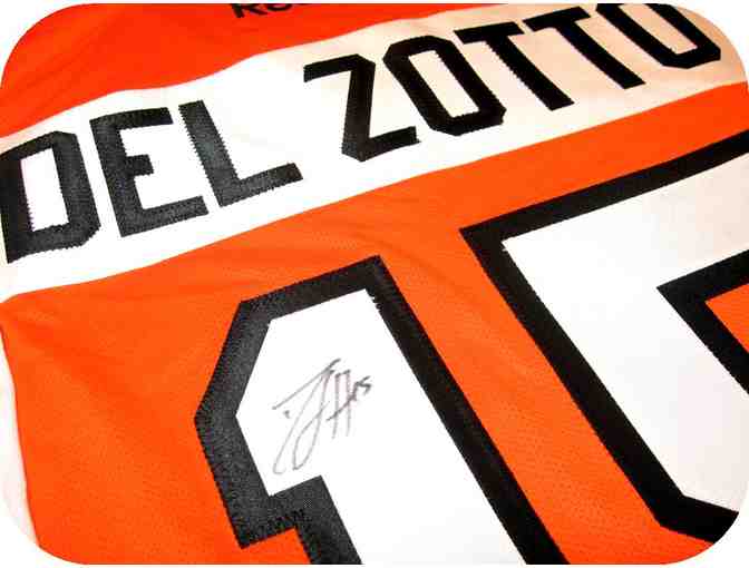 Philadelphia Flyers Autographed #15 Michael Del Zotto jersey