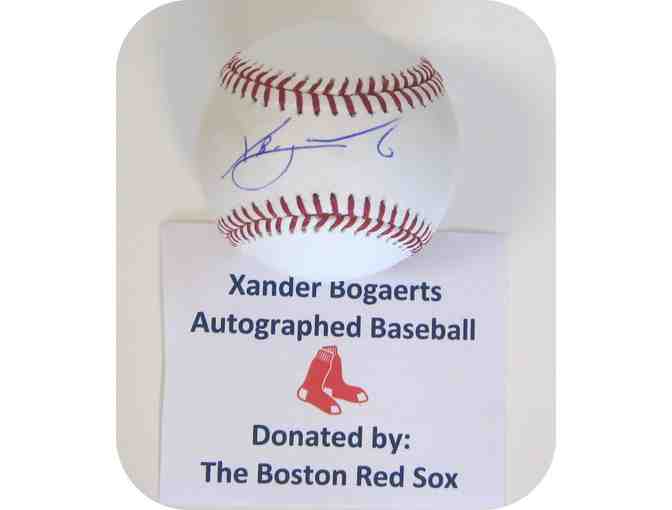 Boston Red Sox Xander Bogaerts Autographed Baseball