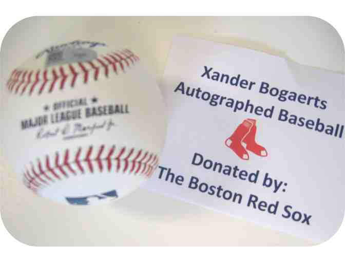 Boston Red Sox Xander Bogaerts Autographed Baseball