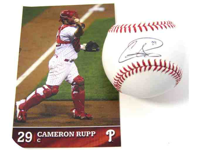 Philadelphia Phillies Autographed Baseball from Catcher Cameron Rupp