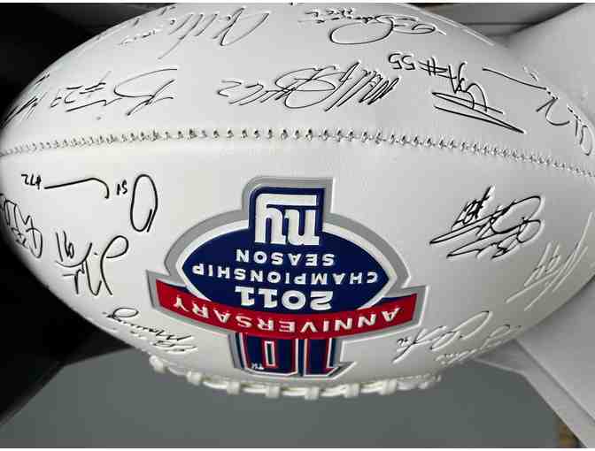 New York Giants Football, Super Bowl XLVI Championship Team Collector's Football