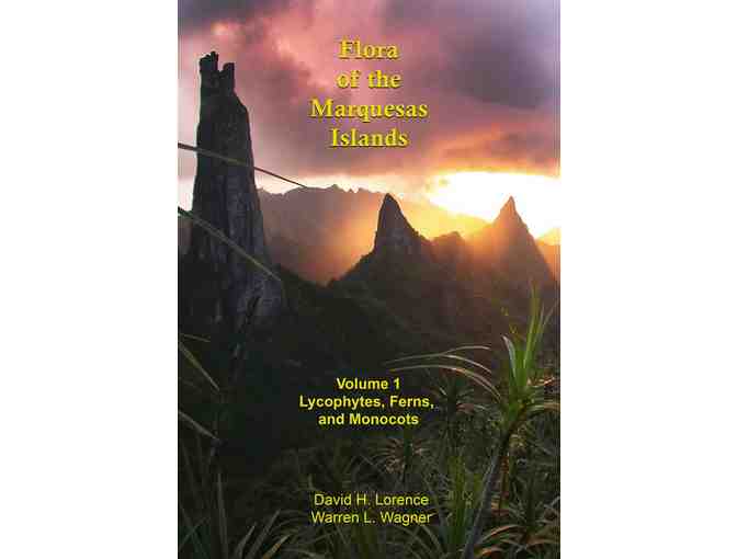 Signed copy of 'Flora of The Marquesas Islands, Volume 1 Lycophytes, Ferns, and Monocots'