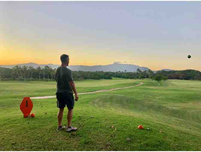 4 Rounds of FootGolf at the Ocean Course at Hokuala + 4 Sili Stemless Wine Glasses