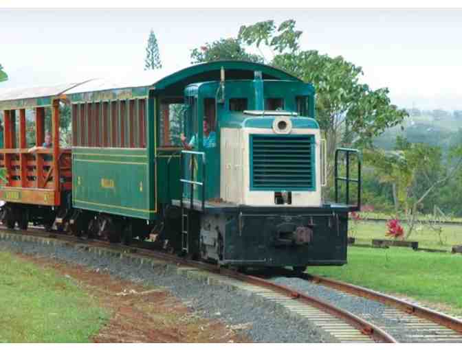 40 Minute Authentic Train Tour of Kilohana Plantation for 4 people