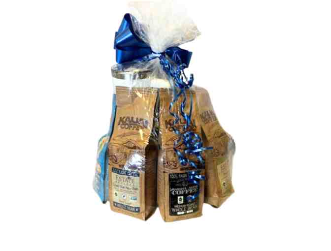 Kauai Coffee Gift Basket and $100 gift certificate to the Visitor Center