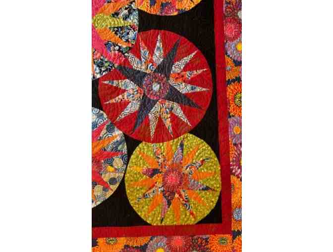 'Umbrellas on the Silk Road' Quilt