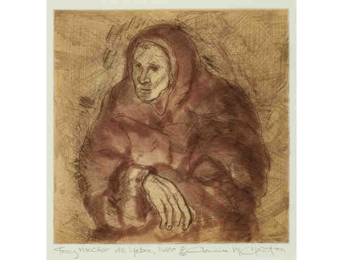 'Fray Mechor deYebra, 1620'  by Deaf artist, Connie Clanton