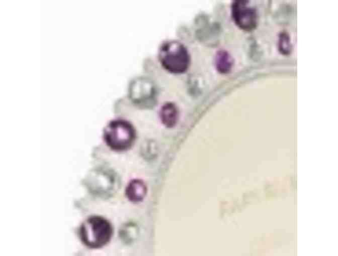 4'x 4' Purple Gem Silver Round Mini Frame