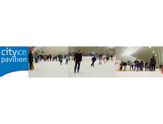 Ice Skating at City Ice Pavilion - 4 Passes with Skate Rentals