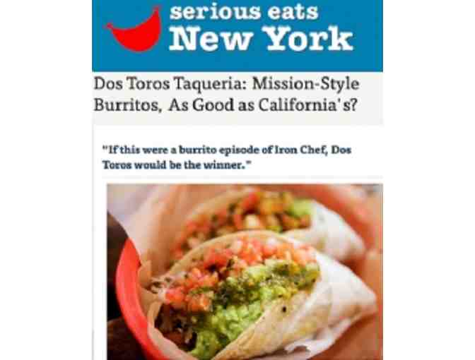 $30 Gift Card to Dos Toros Taqueria