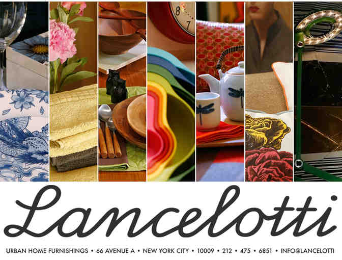 Lancelotti Housewares  - $50 gift certificate