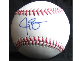 Jay Bruce Bobblehead and Autographed Baseball  Set