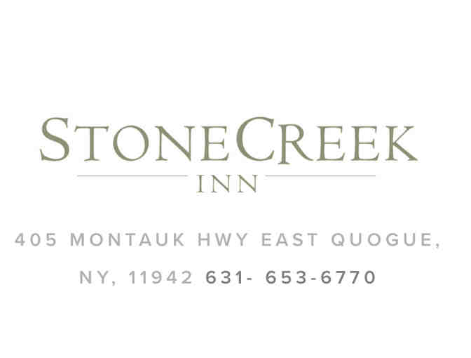 Gift Certificate to Stone Creek Inn