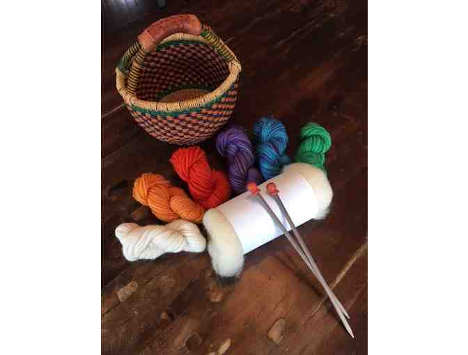 A Child's Knitting Basket