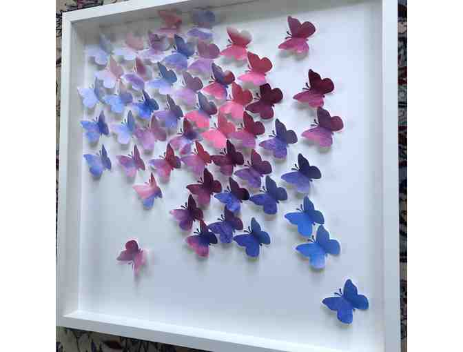 Butterfly wall art featuring Kinder Watercolors