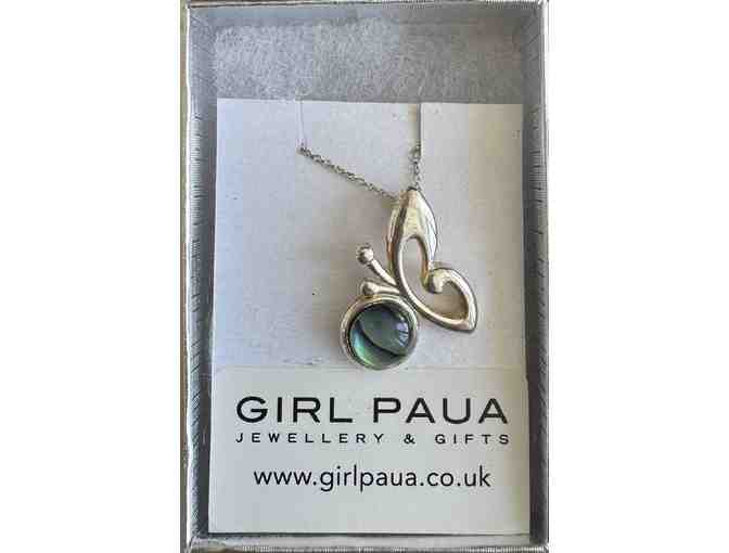 Girl Paua Silver Necklace - Photo 1