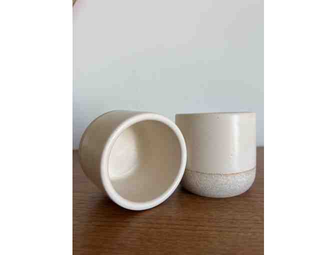 Handmade Stoneware mugs, set of two