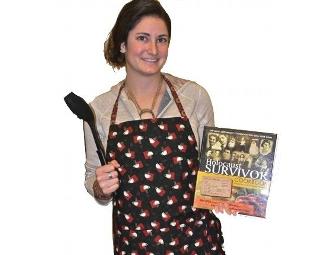 Holocaust Survivor Cookbook and hand made Apron