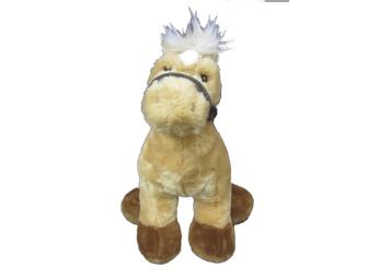 Kosher artisan Dark Chocolate Bark & Gund Stuffed Horse