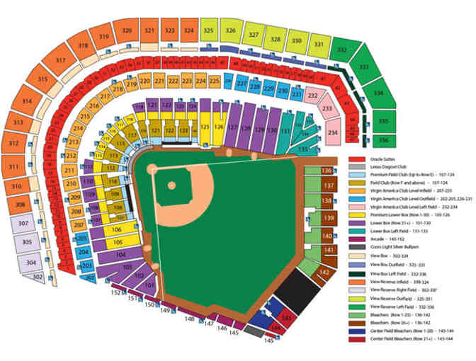 Lower level seats plus parking pass to the Giants/Phillies game on 6/26!