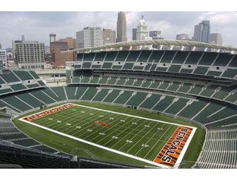 Cincinnati Bengals - Two (2) Tickets vs Browns, signed Marvin Lewis Ball and Tour